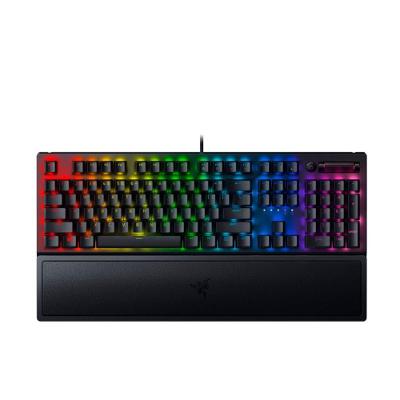 Teclado Gamer Razer Blackwidow V3 Full, Chroma RGB, Switch Yellow, Preto - RZ03-03540200-R3U1