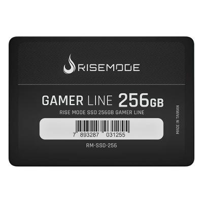SSD Rise Mode Gamer Line, 256GB, SATA III, Leitura: 530MB/s, Gravação: 520MB/s, Preto - RM-SSD-256