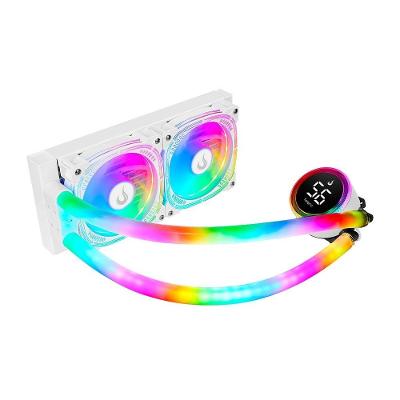 Water Cooler Rise Mode Aura Ice, ARGB, 240mm, AMD/Intel, Branco - RM-WAI-02-ARGB