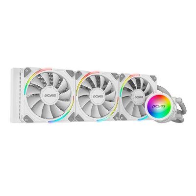 Water Cooler PCYes Sangue Frio 3, ARGB, 360mm, AMD/Intel, Branco - ARGBSF3360WGBR
