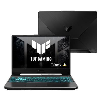 Notebook ASUS TUF Gaming A15, RTX 3050, AMD RYZEN 7, 8 GB, 512 GB SSD, KeepOS, Tela 15.6" FHD, Graphite Black - FA506NCR-HN089