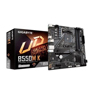 Placa Mãe Gigabyte B550M K , AMD AM4, Micro ATX, 4xDDR4 - 9MB55MK-00-10