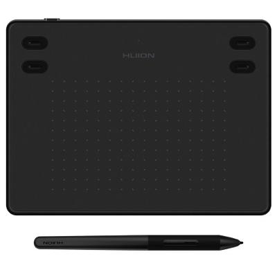 Mesa Digitalizadora Huion Inspiroy 5", com Caneta, 8192 Níveis de Sensibilidade, 4 botões programáveis, USB, Preto - RTE100-K