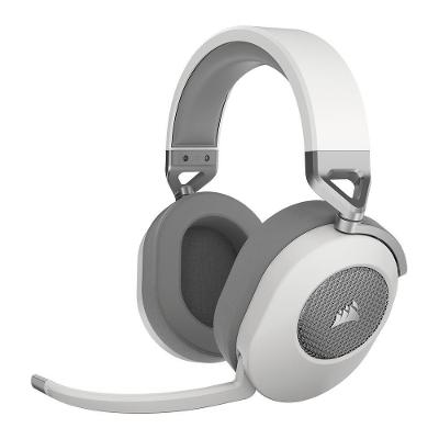 Headset Gamer Sem Fio Corsair HS65 Wireless, Dolby 7.1 Surround, USB Tipo-C, Wireless e Bluetooth, V2, Branco - CA-9011286-NA2