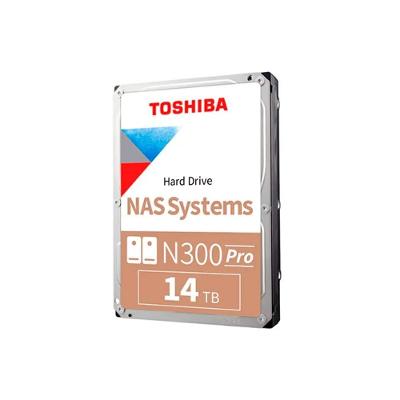 HD Toshiba 14TB N300 Pro NAS, 7200 RPM, 3.5, SATA - HDWG51EXZSTB