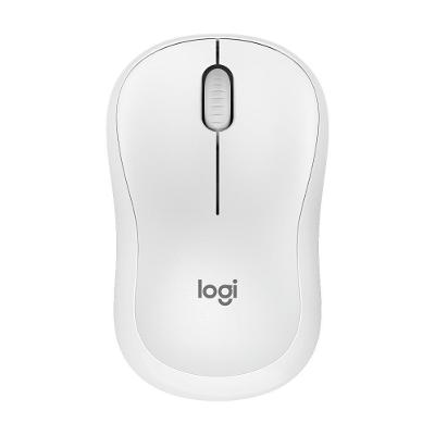 Mouse Sem Fio Logitech M240, Bluetooth, Clique Silencioso, Design Ambidestro Compacto, Branco - 910-007116