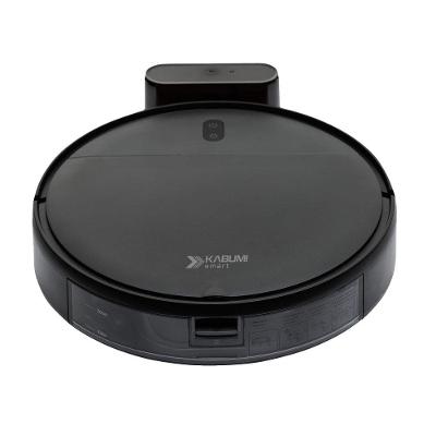 Robô Aspirador e Passa Pano KABUM! smart 100 - 5 Modos de Limpeza, Sensor Anti-Queda, Base de Carregamento - Bivolt - Preto - KBSF007