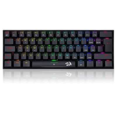 Teclado Mecânico Gamer  Redragon Dragonborn, RGB Preto, Switch Brown, 60%, ABNT2 - K630RGB-1