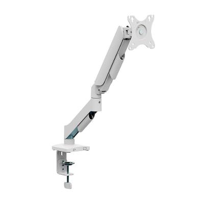 Suporte de Mesa Articulado Bluecase Ergo Flexy para Monitor, 17"" a 32"", Suspensão a Gás, Até 9kg, Branco - BSMTS01-1WBX