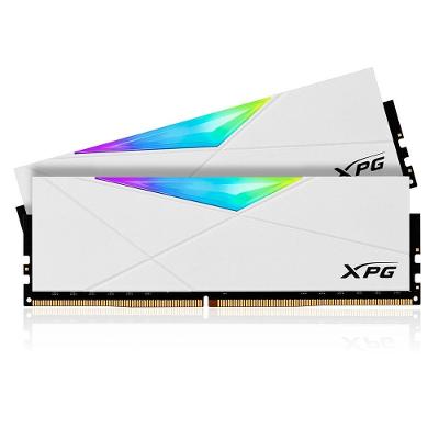 Memória RAM XPG Spectrix D50 RGB, 32GB (2x16GB), 3200MHz, DDR4, CL16, Branco - AX4U320016G16A-DW50