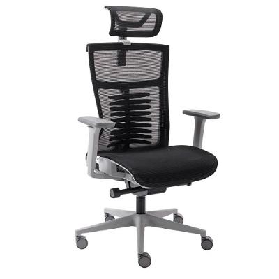 Cadeira Office Elements Vertta Especial, Até 150 kg, Reclinável, Braços 3D, Cilindro Classe 4, Cinza e Preto - 70054