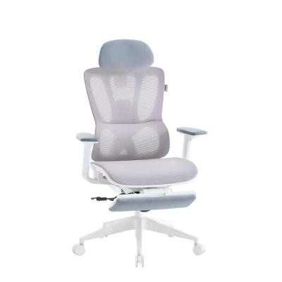 Cadeira de Escritório Ergonômica Presidente XT Office X-Ultra Cinza e Branca - XTO-110