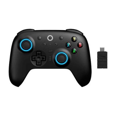 Controle Wireless 8BitDo Ultimate 2, Efeito Hall, 2.4G, com Dock, p/ PC e Android, Preto - 81HE02