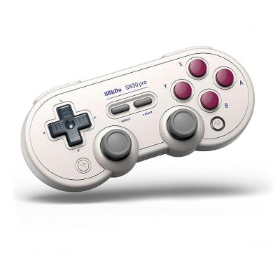 Controle Sem Fio 8BitDo SN30 Pro para Android, G Classic Hall Edition, Branco - 80DJ04