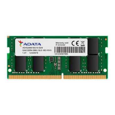 Memória RAM Para Notebook Adata XPG, 16GB, 2666MHz, DDR4, CL19 - AD4S266616G19-SGN