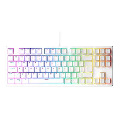 Teclado Mecânico Gamer Husky Sled, TKL, Branco, ABNT2, RGB, Switch Gateron G Pro Brown - HTG500BRMA