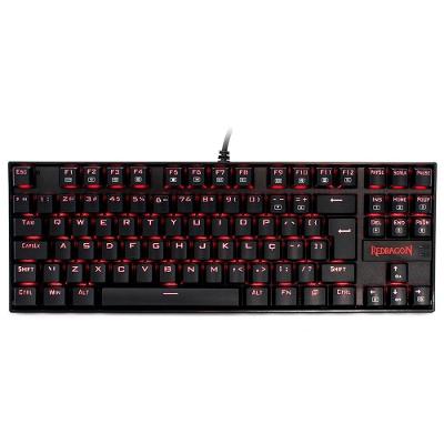 Teclado Mecânico Gamer Redragon Kumara, Anti-Ghosting, LED Vermelho, Switch Outemu Red, ABNT2, Preto - K552-2 (PT-RED)