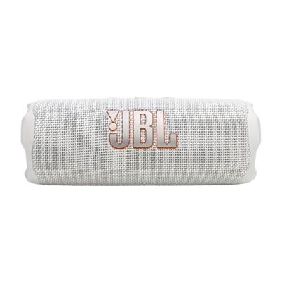 Caixa de Som Bluetooth Portátil JBL Flip 7, 35W RMS, À Prova d'Água IP68, Bateria de 14h, Auracast, Branca - JBLFLIP7WHTBR