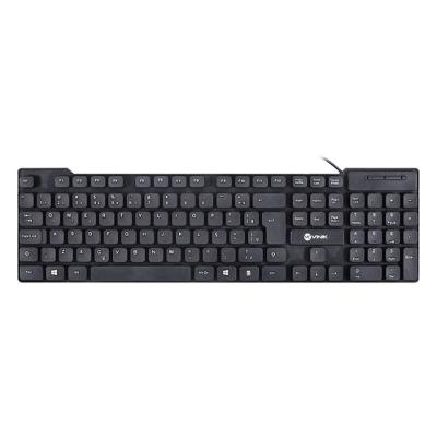 Teclado Chocolate Dynamic Vinik, ABNT2, USB, Preto - DT160