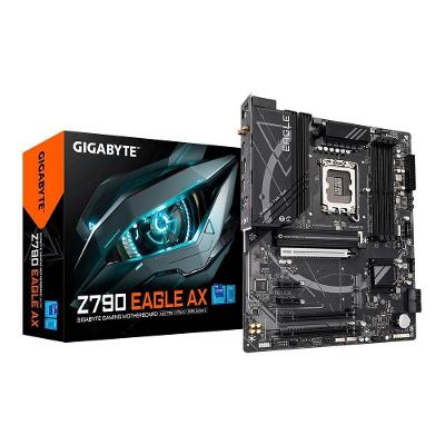 Placa-Mãe Gigabyte Z790 EAGLE AX, Intel, ATX, DDR5, Wi-Fi, Bluetooth, Preto - Z790 EAGLE AX
