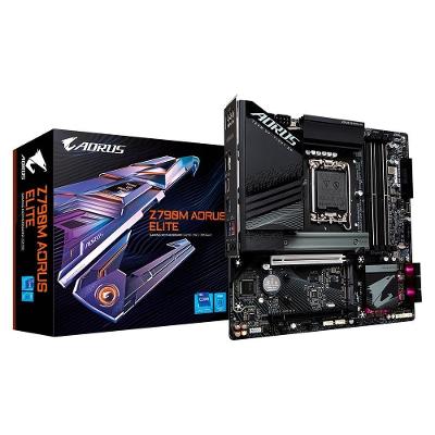 Placa-Mãe Gigabyte Z790M Aorus Elite Rev 1.1, LGA 1700,  mATX, DDR5, Preto - Z790M AORUS ELITE
