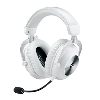 Headset Gamer Sem Fio Logitech G Pro X 2 Lightspeed, Driver 50mm, Bluetooth, USB e 3.5mm, para PC, Playstation e Switch, Branco - 981-001268