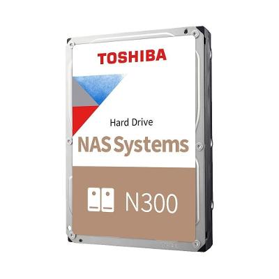 HD Interno Toshiba N300, NAS, 8TB, 3.5', Cache 512MB, 7200RPM, SATA - HDWG780XZSTA