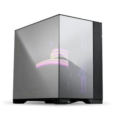 Gabinete Gamer Lian-Li O11 Vision Cromado, Mid Tower, E-ATX, Lateral em Vidro Temperado, Sem FANs, Preto Espelhado - O11VC CHROME