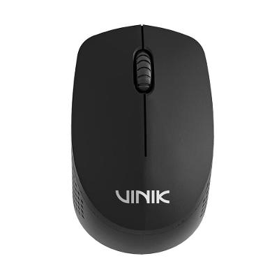 Mouse Sem Fio Vinik Feather VF110, 1200DPI, Óptico, Receptor USB, Preto - VK110BK