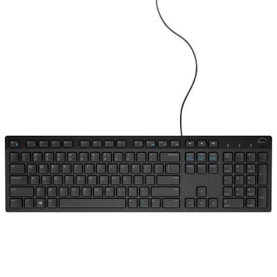 Teclado Multimídia Dell, ABNT2, Preto - KB216