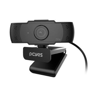 Webcam Pcyes Raza HD-03, HD, 720P, Com Microfone, Preto - Rzhd03 