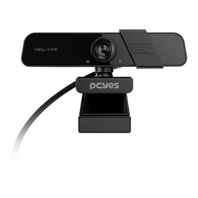 Webcam Pcyes Raza Fhd-04, Full HD, 1080P, Com Microfone, Preto - Rzfhd04 