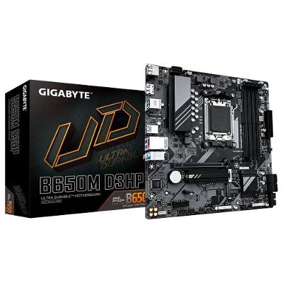 Placa-Mãe Gigabyte B650M D3HP, AMD AM5, Micro ATX, DDR5, Preto - B650M D3HP