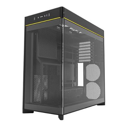 Gabinete Gamer Montech HS02, Mid-Tower, Vidro Temperado, Preto - HS02BK