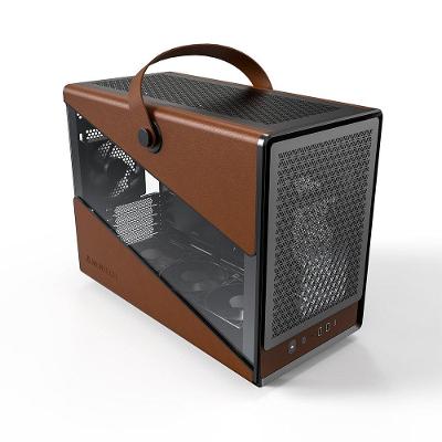 Gabinete Gamer Montech Heritage, Mid-Tower, Vidro Temperado, Preto - HRTGBK