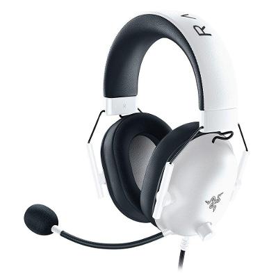 Headset Gamer Razer BlackShark V2 X, para PlayStation, com Fio, Branco - RZ04-03241300-R3UA