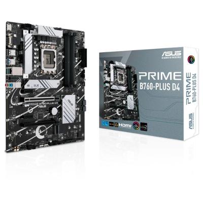 Placa-Mãe ASUS Prime B760-Plus, Intel LGA 1700, D4,DDR4, ATX, 90MB1CW0-M0EAY0