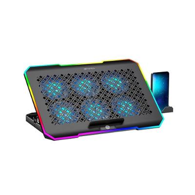 Base Para Notebook 15,6" Gamer C3Tech, LED RGB, Preto - NBC-550BK