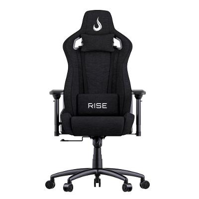 Cadeira Gamer Rise Mode Z5, Ângulo Ajustável, Braço 4D, Preto, Tecido - RM-CG-Z05-BK-FBC