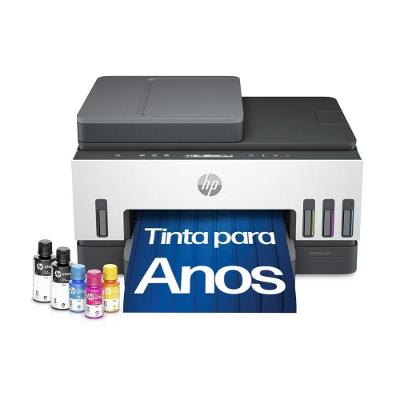 Impressora Multifuncional HP Smart Tank 754 Wi-Fi - Tanque de Tinta Colorida Duplex USB Bluetooth (2H0A6A)