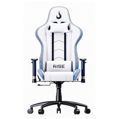 Cadeira Gamer Rise Mode Z6, Ângulo Ajustável, Braço 2D, ARGB, Branco - RM-CG-06-BW-RGB