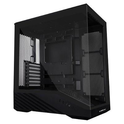 Gabinete Gamer Lian Li Vector V100, Mid-Tower, ATX, Vidro Temperado, ARGB, Sem FANs, Preto - V100X