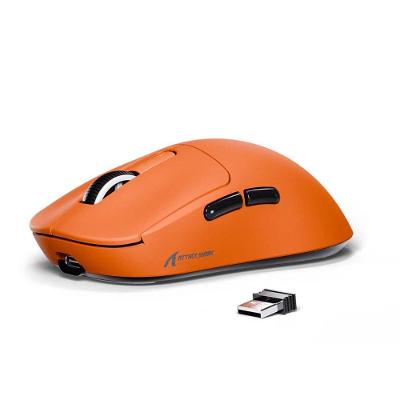 Mouse Gamer sem Fio Attack Shark X3 Tri-Mode, 26.000 DPI, Sensor Óptico PAW3395, 6 Botões Programáveis - Lilás