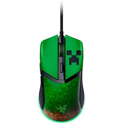 Mouse Gamer Razer Cobra, Chroma RGB, 8500 DPI, Minecraft Edition - RZ01-04650200-R3M1