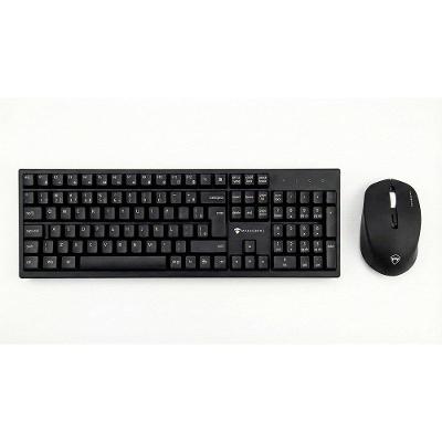 Kit Office Sem Fio Machenike Teclado MK120, Mouse M610, 1600 DPI, Preto - JJ02GK00J