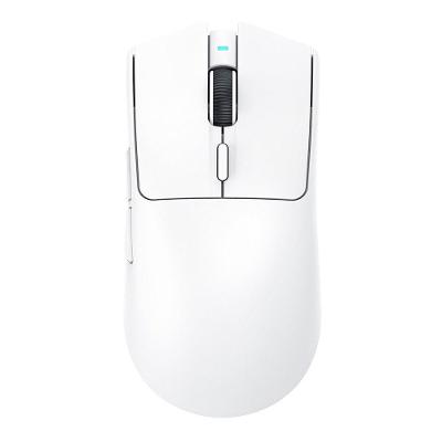 Mouse Gamer Sem Fio Attack Shark X1, Sensor PAW3395PRO, 40000 DPI, 53g, Base de Carregamento RGB, Branco