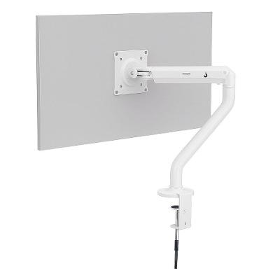 Suporte de Mesa Articulado para Monitor de 15" a 34" Iron Lift Rise Mode, Ajuste de altura, Pistão a Gás, Vesa, Branco - RM-IL-01-W