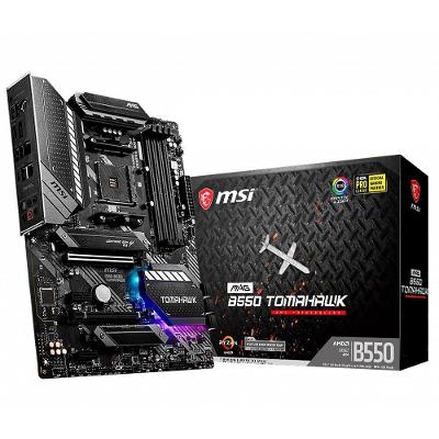 Placa-Mãe MSI MAG B550 Tomahawk, AMD AM4, ATX, DDR4, Preto - MAG B550 TOMAHAWK