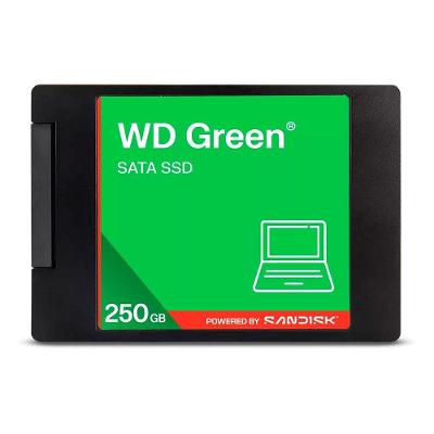 SSD WD Green SATA, 250GB, 2.5", Leitura: 545MB/s, Gravação: 430MB/s - WDS250G5G0A