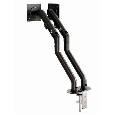 Suporte de Mesa Articulado para 2 Monitores de 15" a 34" Dual Iron Lift Rise Mode, Ajuste de altura, Pistão a Gás, Preto - RM-IL-02-B